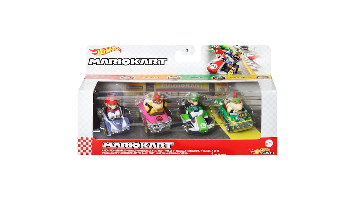 Mario Kart™ 4 Pack (Mario™, Bowser™, Luigi™, Bowser Jr